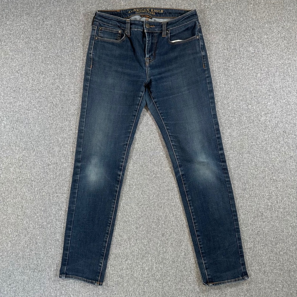 American Eagle 360 Extreme Flex Slim Jeans Mens 30x32 Dark Wash Blue Denim👖